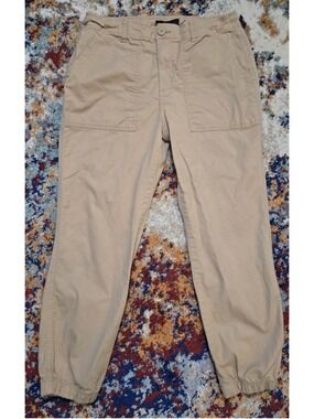 Sanctuary Maya Cargo Jogger Pants Tan Khaki Size 28 Excellent Condition